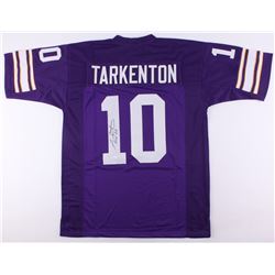 Fran Tarkenton Signed Vikings Jersey Inscribed  HOF 86  (JSA COA)