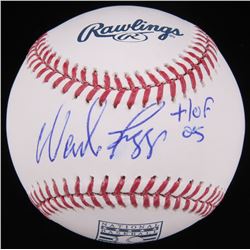 Wade Boggs Signed Hall Of Fame Logo Baseball Inscribed  HOF 05  (Radtke Hologram)