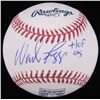 Image 1 : Wade Boggs Signed Hall Of Fame Logo Baseball Inscribed "HOF 05" (Radtke Hologram)