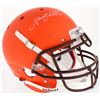 Image 1 : Nick Chubb Signed Browns Custom Matte Orange Full-Size Authentic On-Field Helmet (Radtke COA)