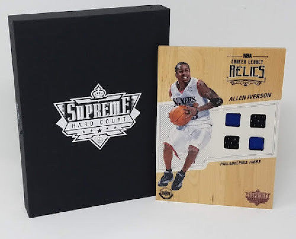 Allen Iverson 2016-17 Upper Deck Supreme Hardcourt NBA Relics