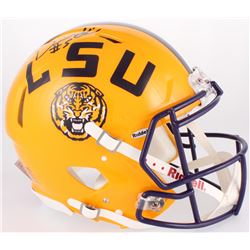 Derrius Guice Signed LSU Tigers Full-Size On-Field Speed Helmet (Radtke COA)