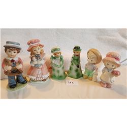 6-FIGURINES 3 MATCHING PAIR (2 IRISH THEME)