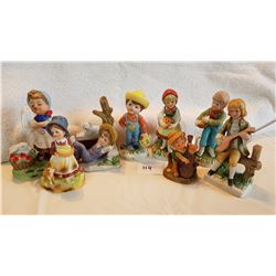 8 MISC FIGURINES