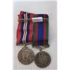 Image 1 : 2 WWII MEDALS – CNDN SERVICE MEDAL, GEORGE VI, BRITISH EMPIRE, 1939-35 CNDN VOLUNTARY SERVICE, RIBBO