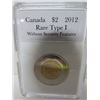 Image 2 : 2012 CNDN $2 COIN, RATE TYPE W/O SECURITY FEATURES