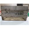 Image 1 : SCHWEPPES WOODEN POP CRATE, NO DIVIDER