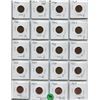 Image 1 : SHEET OF 20 CNDN PENNIES FROM 1947-1965