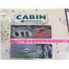 Image 1 : 3 SIGNS - CABIN, WHEN NATURE CALLS, VEGETARIAN