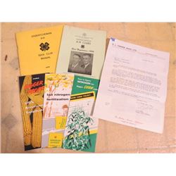 LOT OF PAMPHLETS, SASK 4-H, KNOEDLER WAGONS, ETC