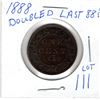 Image 1 : 1888 LARGE CENTS DOUBLED LAST 88