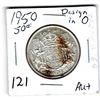 Image 1 : 1950 DESIGN IN 6 50 CENT AU