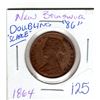 Image 2 : 1864 NEW BRUNSWICK 1 CENT ERROR DOUBLE 86