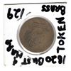 Image 2 : 1820 BRASS BUST & HARP COLONIAL TOKEN