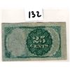 Image 2 : USA FRACTIONAL CURRENCY 25 CENTS SERIES 1874