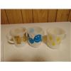 Image 1 : THREE VINTAGE ANCHOR HOCKING COFFEE MUGS HAPPY FACE ETC