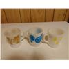 Image 2 : THREE VINTAGE ANCHOR HOCKING COFFEE MUGS HAPPY FACE ETC