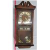 Image 1 : PENDULUM WALL CLOCK - FRISKER 31 DAY - NEEDS SOME ADJ. TO COORDINATE TIME W/ CHIME