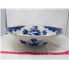 Image 3 : VERY OLD OVAL BLUE & WHITE WASH BASIN