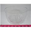 Image 2 : HAND MADE GLASS SALAD BOWL W/ 7 SMALL DISHES *FROM FINLAND*