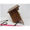 Image 2 : CUCKOO CLOCK W/ WEIGHTS FROM GERMANY, *NO FINIALS, KEEPS GOOD TIME*