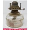 Image 5 : METAL/GLASS WALL COAL OIL LAMP W/ DEFLECTOR
