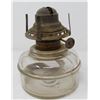 Image 7 : METAL/GLASS WALL COAL OIL LAMP W/ DEFLECTOR
