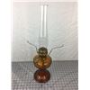 Image 8 : MODEL 23 ALADDIN AMBER LINCOLN DRAPE COAL OIL LAMP