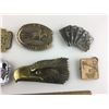 Image 2 : LOT OF 8 VINTAGE BELT BUCKLES