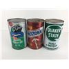 Image 1 : 1 QUART OIL CAN LOT (QUAKER STATE, PRESTONE ANTI-FREEZE, DRIVE N SAVE) *ALL FULL*