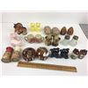 Image 1 : LOT OF 12 SALT AND PEPPER CHIEF, BEARS, HORSES, ETC.