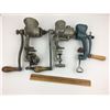 Image 1 : LOT OF 3 MEAT GRINDERS