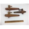 Image 1 : LOT OF 3 WOODEN SPIGOTS