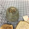 Image 2 : MISCELLANEOUS LOT CARDED BUTTONS, POWDER BOX COMPACT…
