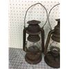 Image 3 : LOT OF 2 ANTIQUE BARN LANTERNS