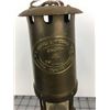 Image 3 : E. THOMAS & WILLIAMS CAMBRIAN BRASS MINERS LANTERN W/ INSCRIPTION