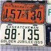 Image 2 : LOT OF SASKATCHEWAN LICENCE PLATES