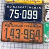 Image 2 : LOT OF SASKATCHEWAN LICENSE PLATES
