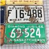 Image 3 : LOT OF SASKATCHEWAN LICENSE PLATES