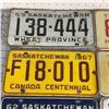 Image 4 : LOT OF SASKATCHEWAN LICENSE PLATES