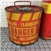 Image 2 : LOT OF 2 VINTAGE METAL GAS CANS