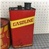 Image 3 : LOT OF 2 VINTAGE METAL GAS CANS