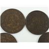 Image 2 : LOT OF CANADA LARGE PENNIES (1911, 12, 14, 18, 19)