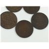 Image 3 : LOT OF CANADA LARGE PENNIES (1911, 12, 14, 18, 19)