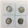 Image 2 : LOT OF 4 1967 CANADA 25 CENT PCS