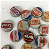Image 2 : LOT OF CORK LINED BOTTLE CAPS - PEPSI, MOUNTAIN DEW, CRUSH, ROOTBEER…