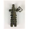 Image 1 : 7” INUKSUK STONE CARVING BY CANADIAN INUK ARTIST JAMIE NAGLINGNIQ