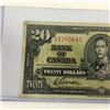 Image 2 : 1937 CANADA $20 BANKNOTE