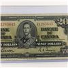Image 3 : 1937 CANADA $20 BANKNOTE