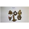 Image 1 : LOT OF 6 CAP BADGES, (US, CANADA, BRITISH)
